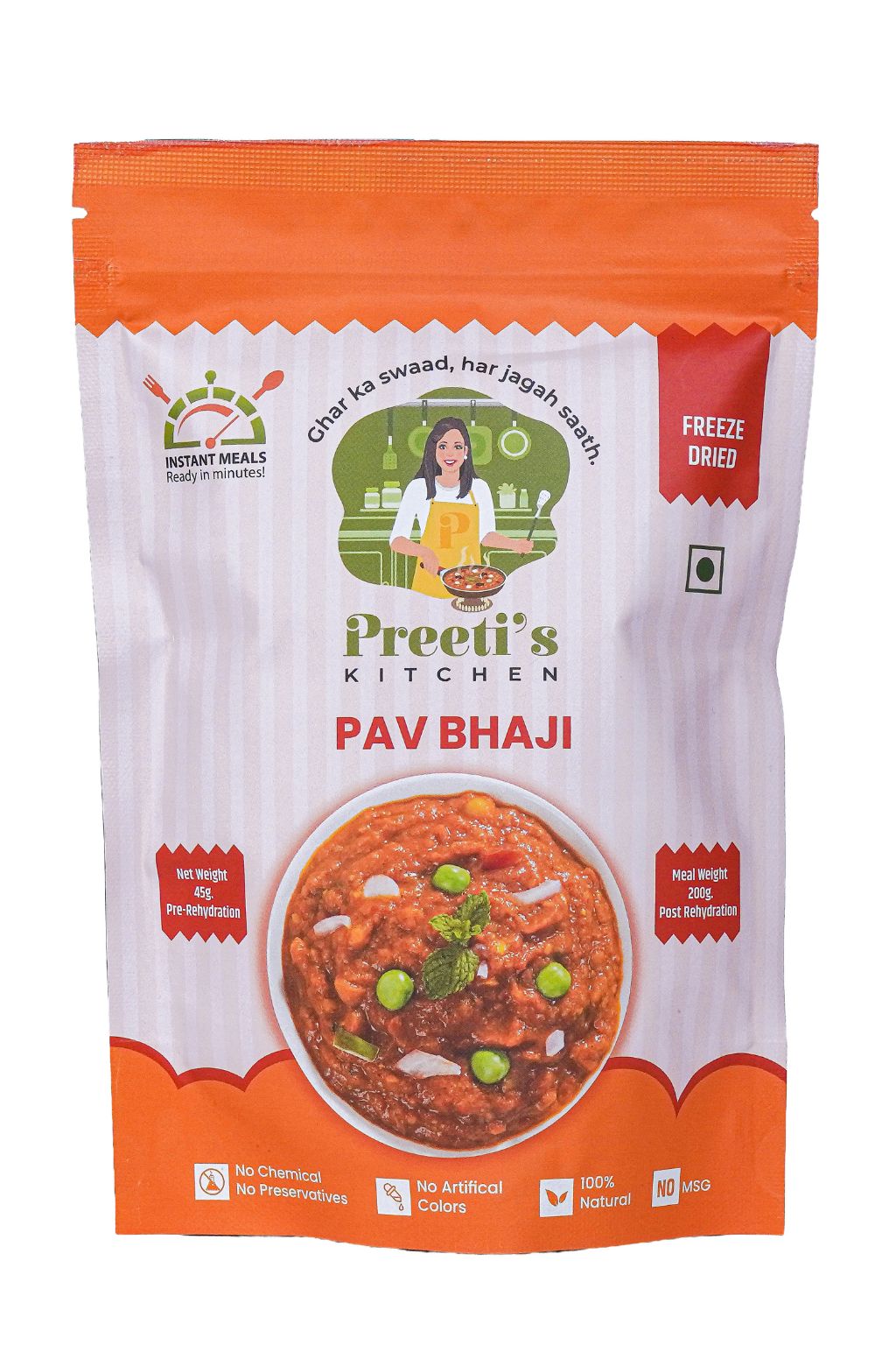 Pav bhaji Home Cooked Pav Bhaji - Image 1